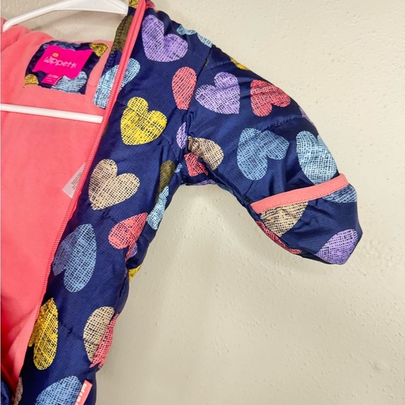wippette 3 months baby girl snowsuit blue and pink - Picture 8 of 8